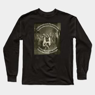 TamOshanter Burns Night Quote In Grey Long Sleeve T-Shirt